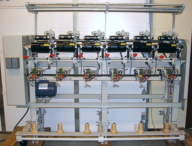 TCI Lab Winder, 6 spindles, 6" traverse on 2" tube,